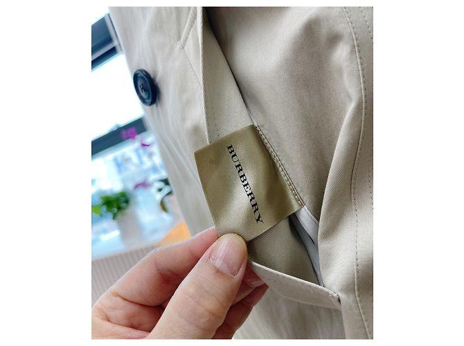 Burberry Harbourne Langer Stein-Trenchcoat Braun - Ansicht 9