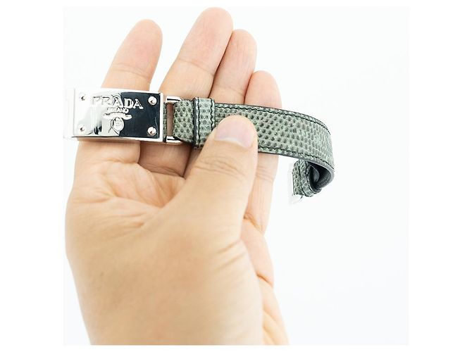 Prada Lederarmband GIADA Grün - Ansicht 8