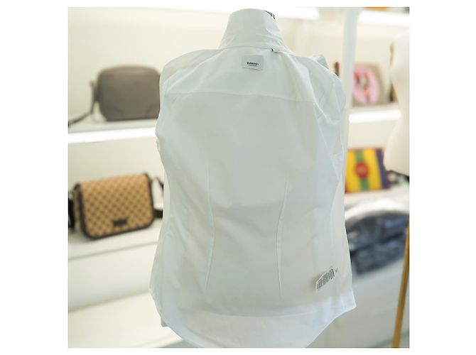 Burberry Camisa de manga larga de algodón blanco a cuadros de lujo - vista 19