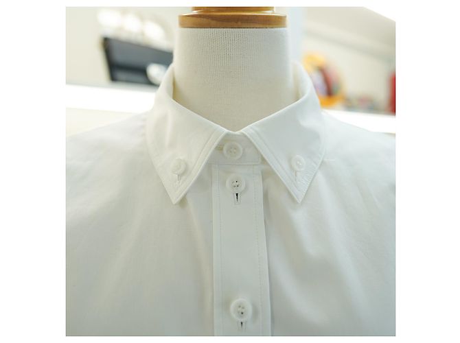 Burberry Camisa de manga larga de algodón blanco a cuadros de lujo - vista 9