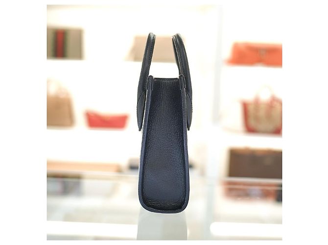Gucci Borsa mini tote da donna in tela rivestita blu navy - vista 9