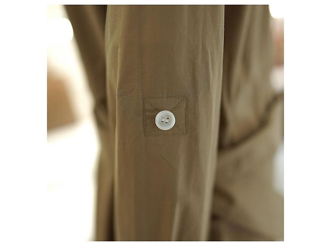 Burberry ABITO BICOLOR SOFFICE CAMMELLO GIOVANNA STP Marrone - vista 12