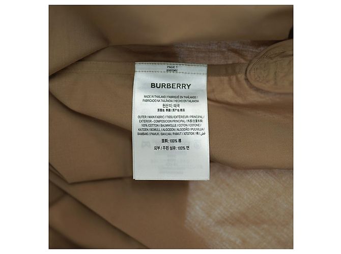 Burberry ABITO BICOLOR SOFFICE CAMMELLO GIOVANNA STP Marrone - vista 16
