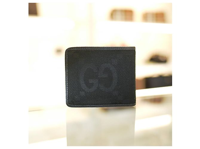 Gucci Men's Wallet Fabric Black FABGN - view 3