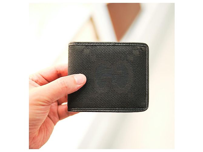 Gucci Men's Wallet Fabric Black FABGN - view 4
