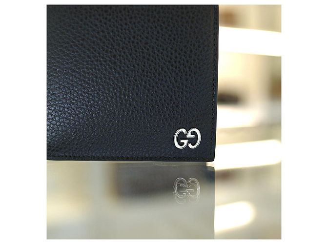 Gucci Men's Bi-Fold Wallet Black Leather - view 5