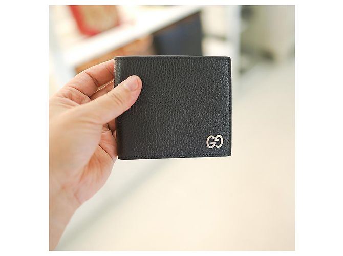 Gucci Men's Bi-Fold Wallet Black Leather - view 6