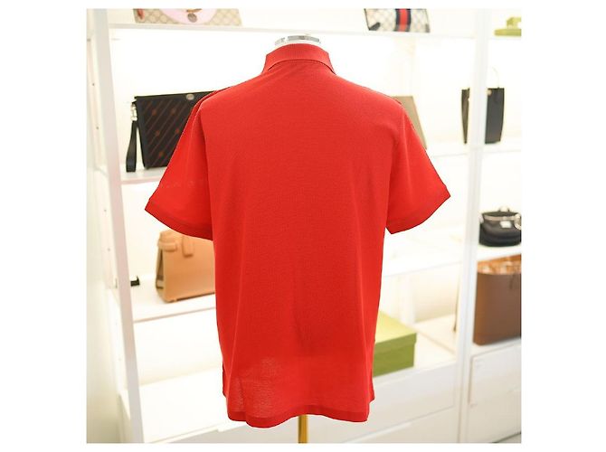Burberry Camisa de Mujer Copland Rojo Brillante Polo de Algodón Roja - vista 5