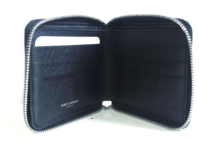 Saint Laurent Cartera redonda NERO Negro - vista 10
