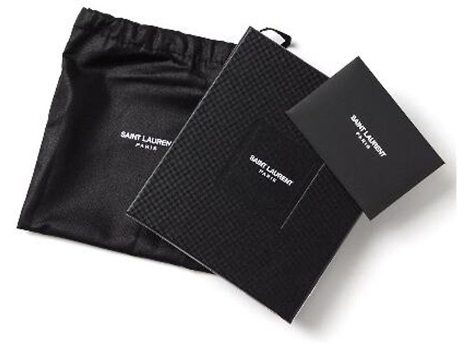 Saint Laurent Cartera redonda NERO Negro - vista 12