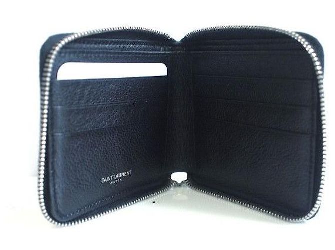 Saint Laurent Cartera redonda NERO Negro - vista 5