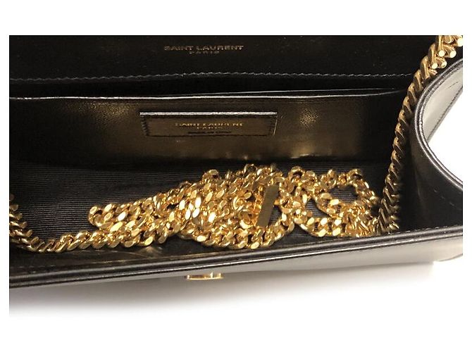 Saint Laurent Piccola borsa a tracolla Kate Nero - vista 10