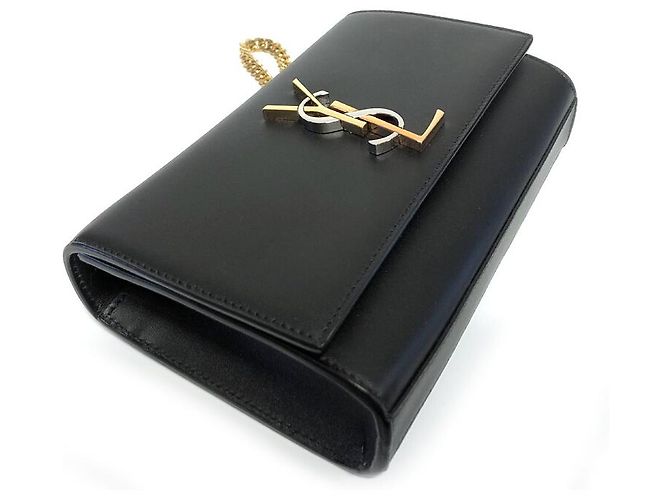 Saint Laurent Piccola borsa a tracolla Kate Nero - vista 12