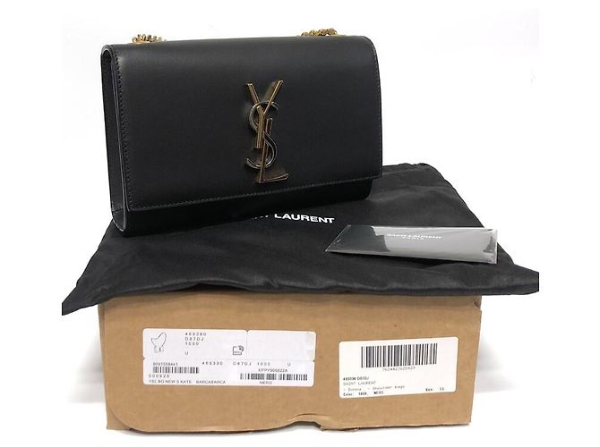 Saint Laurent Piccola borsa a tracolla Kate Nero - vista 13