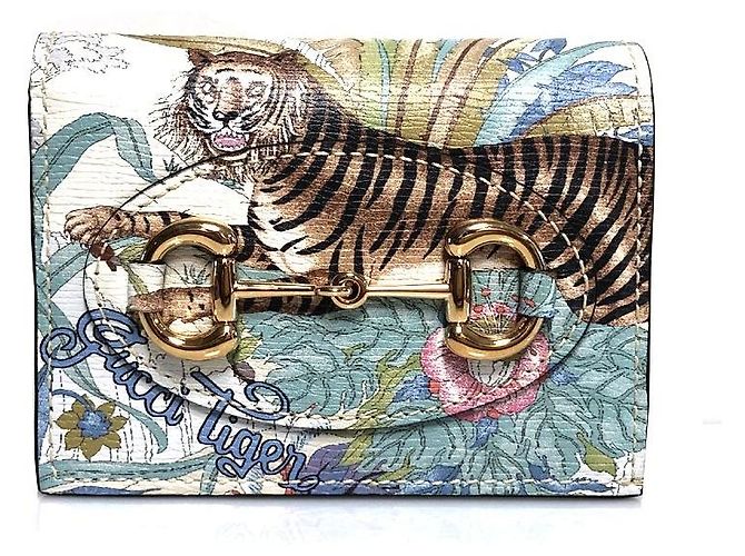 Gucci Damentasche Horsebit Tiger Mehrfarben - Ansicht 2