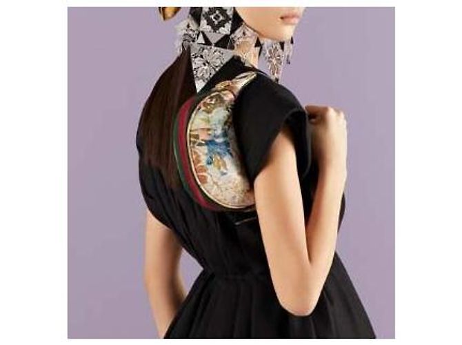 Gucci Borsa Mini Ophidia GG Flora Cosmos Multicolore - vista 15