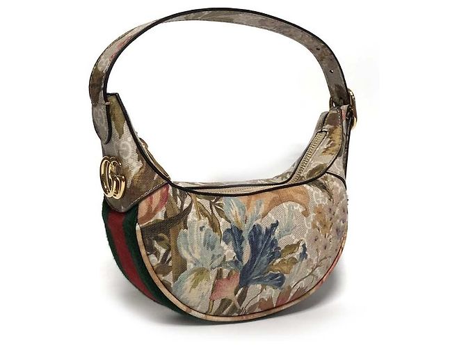 Gucci Borsa Mini Ophidia GG Flora Cosmos Multicolore - vista 5