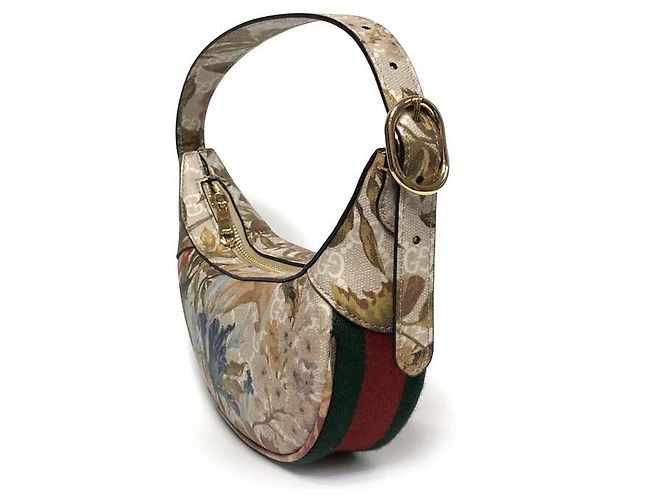 Gucci Borsa Mini Ophidia GG Flora Cosmos Multicolore - vista 7