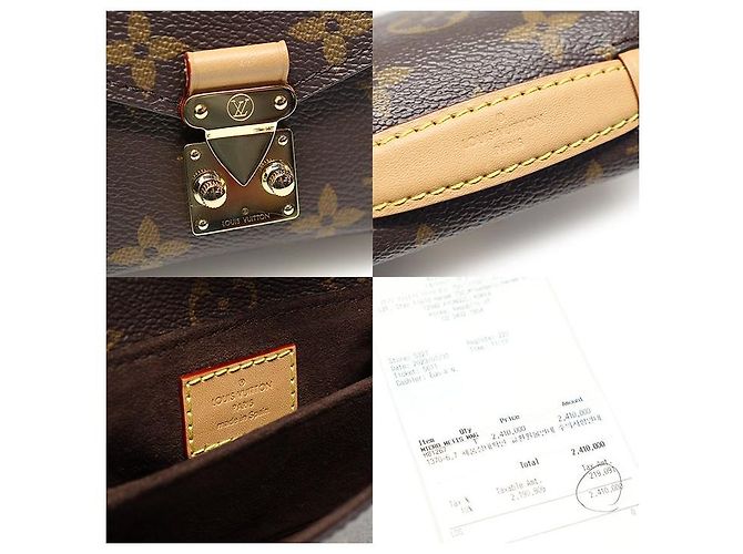 Metis Louis Vuitton Pochette Métis Micro in tela monogramma Multicolore - vista 7