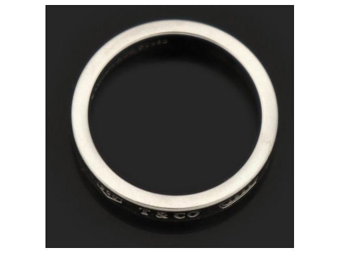 Tiffany & Co Platin Schmale Ring Größe Silber - Ansicht 6