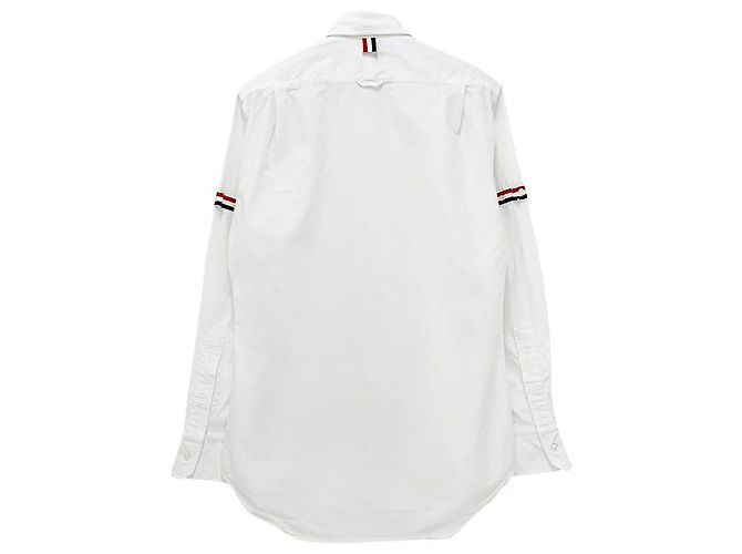 Thom Browne Klassisches Oxford-Hemd mit Grosgrain-Armband - Ansicht 11