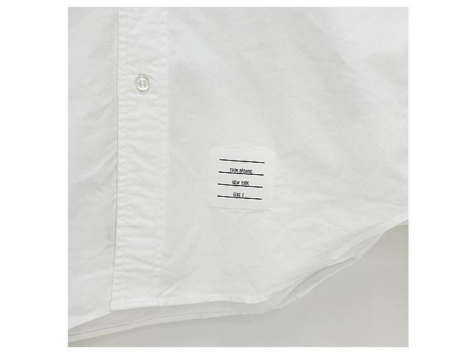 Thom Browne Klassisches Oxford-Hemd mit Grosgrain-Armband - Ansicht 13