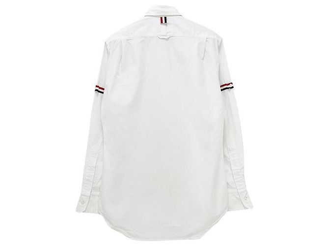 Thom Browne Klassisches Oxford-Hemd mit Grosgrain-Armband - Ansicht 2