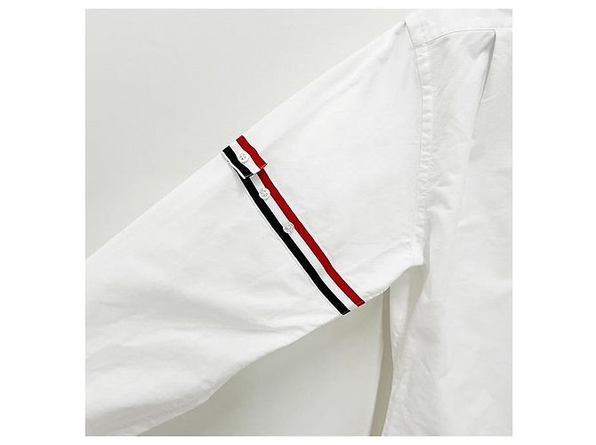 Thom Browne Klassisches Oxford-Hemd mit Grosgrain-Armband - Ansicht 5