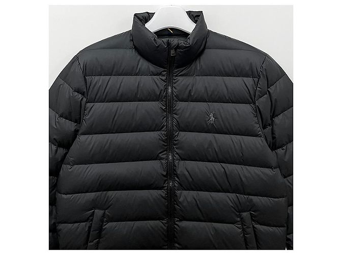 Jaqueta acolchoada com logo de pônei Polo Ralph Lauren Preto - vista 15