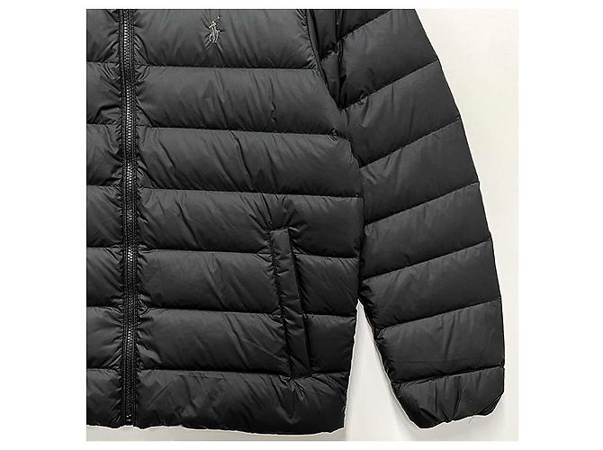 Jaqueta acolchoada com logo de pônei Polo Ralph Lauren Preto - vista 16