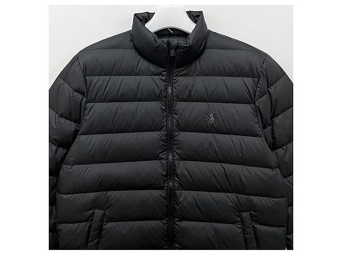 Jaqueta acolchoada com logo de pônei Polo Ralph Lauren Preto - vista 3