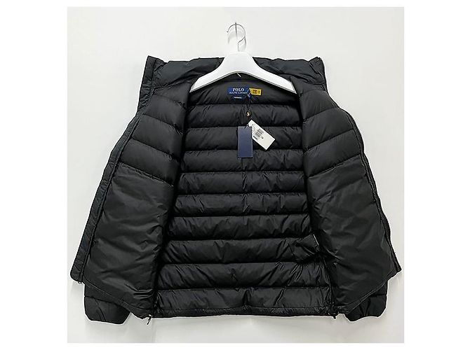 Jaqueta acolchoada com logo de pônei Polo Ralph Lauren Preto - vista 9