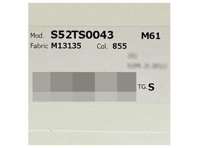 Maison Martin Margiela Wollhandschuh mit Nummernlogo Dunkelgrau Braun - Ansicht 12