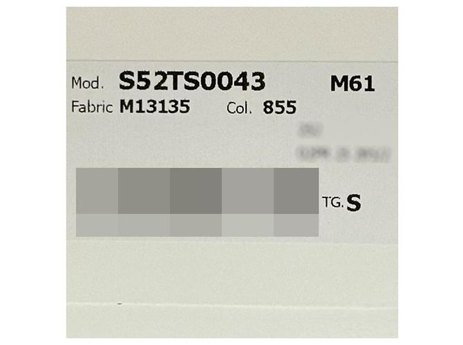 Maison Martin Margiela Wollhandschuh mit Nummernlogo Dunkelgrau Braun - Ansicht 5
