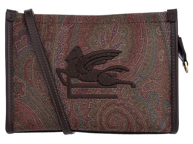 Etro Borsa a Spalla Arnica per Donne in Jacquard Paisley Multicolore - vista 3