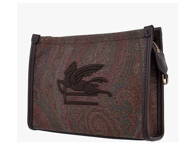 Etro Borsa a Spalla Arnica per Donne in Jacquard Paisley Multicolore - vista 5