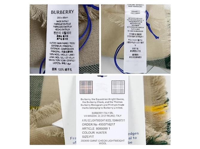 Burberry Sciarpa di lana a quadri Multicolore - vista 8