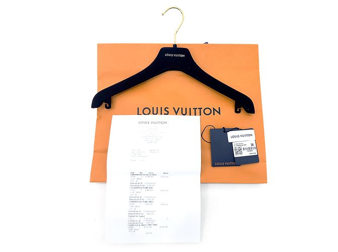 Louis Vuitton Camicia da pigiama in seta Escale Blu - vista 10