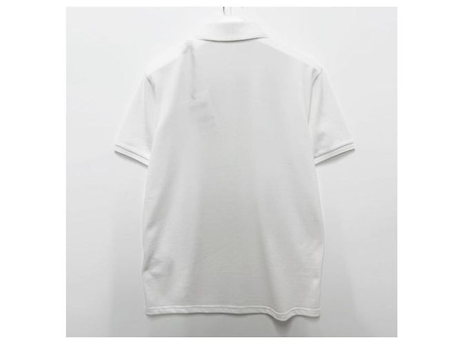 Moncler Polo T-Shirt mit kurzen Ärmeln und Patch Weiß - Ansicht 2