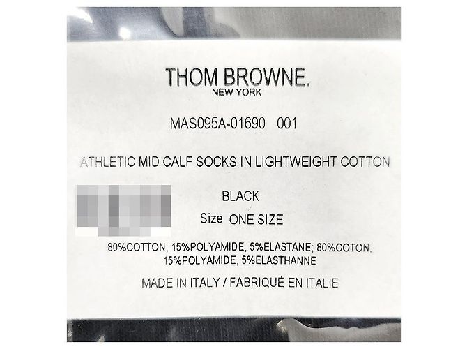 Calze Argyle a Righe Thom Browne Nere Nero - vista 18
