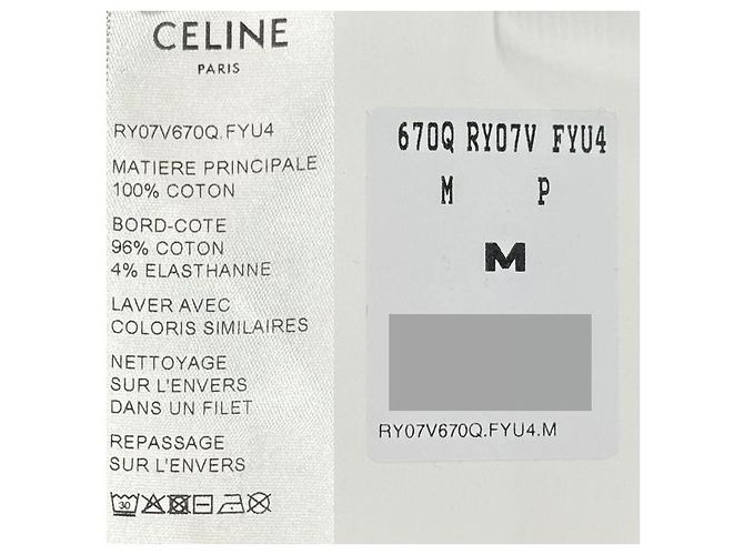 Céline Blason Logo bedruckter Baumwollfleece-Hoodie Bordeaux Rot - Ansicht 6