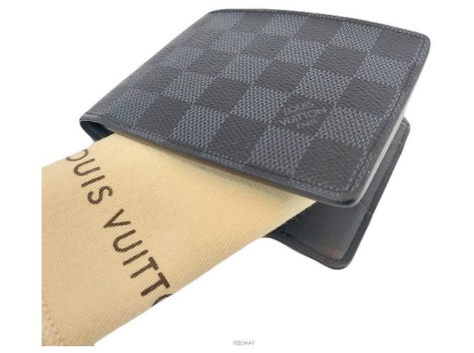 Louis Vuitton Damier Cobalt Multiple Men's Wallet Brown - view 2