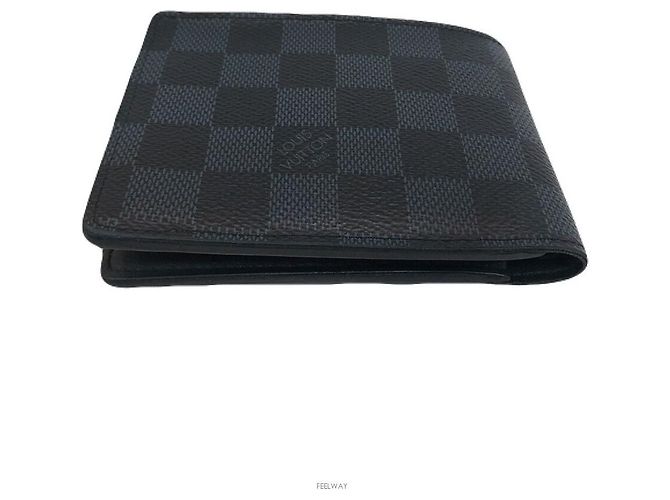 Louis Vuitton Damier Cobalt Multiple Men's Wallet Brown - view 5