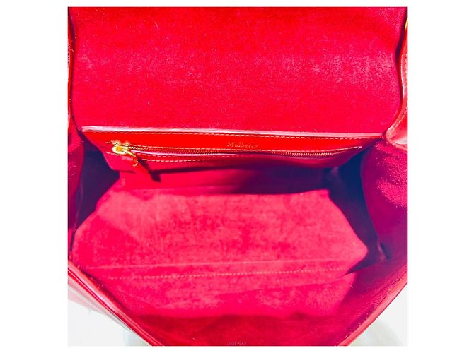 Mulberry Borsa a spalla con pattina in catena rossa Rosso - vista 5