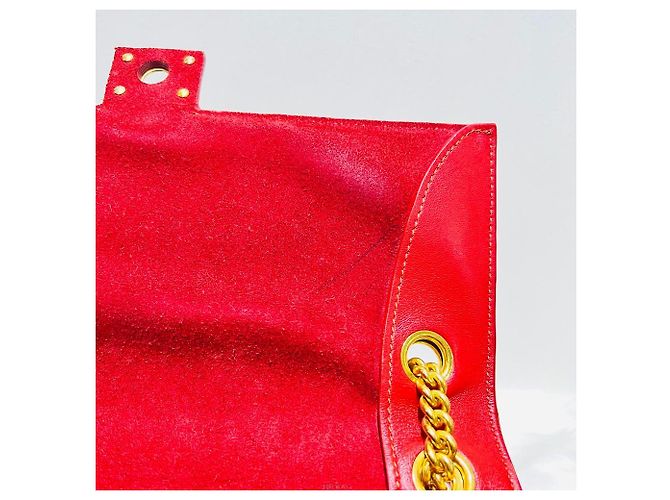Mulberry Borsa a spalla con pattina in catena rossa Rosso - vista 6