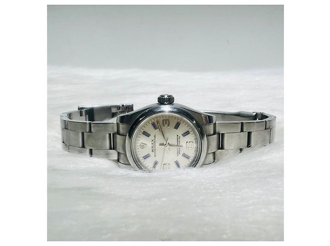 Rolex Reloj de Mujer Oyster Perpetual de Acero Azul - vista 5