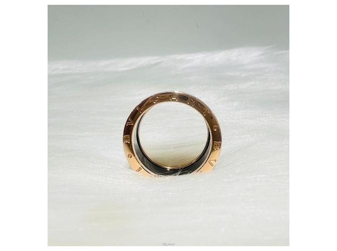 Bulgari Anello Unisex Oro Rosa Nero - vista 4