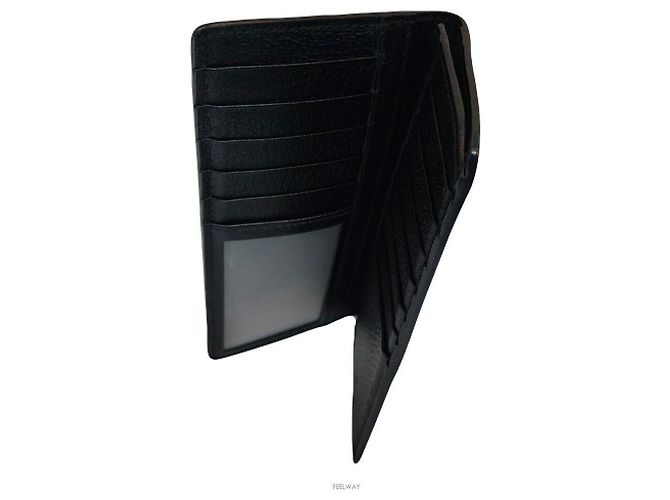 Gucci Portafoglio lungo da uomo Marmont GG in oro Nero - vista 4
