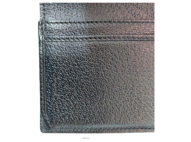Gucci Portafoglio lungo da uomo Marmont GG in oro Nero - vista 5