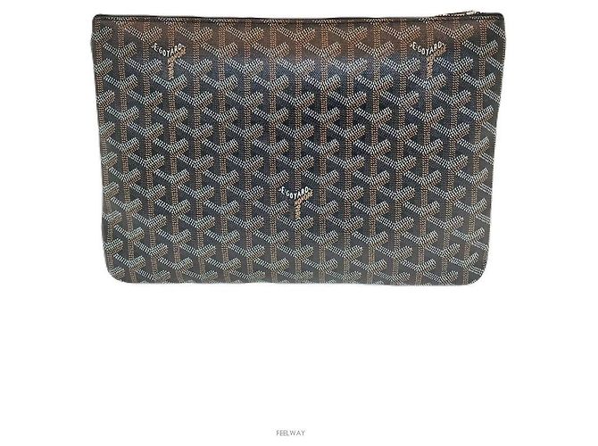 Clutch Goyard Sena Nera MM Nero - vista 2